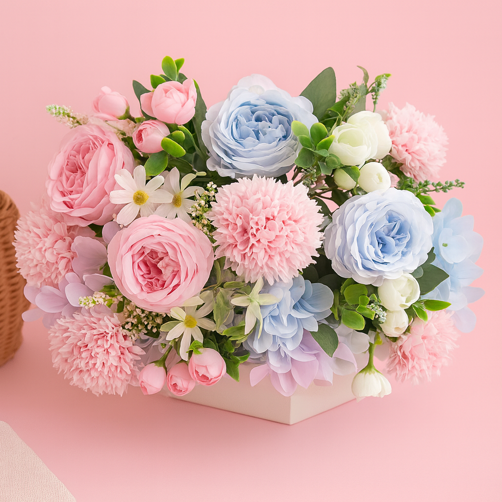 Bouquet Pivoines, Hortensias & Chrysanthèmes