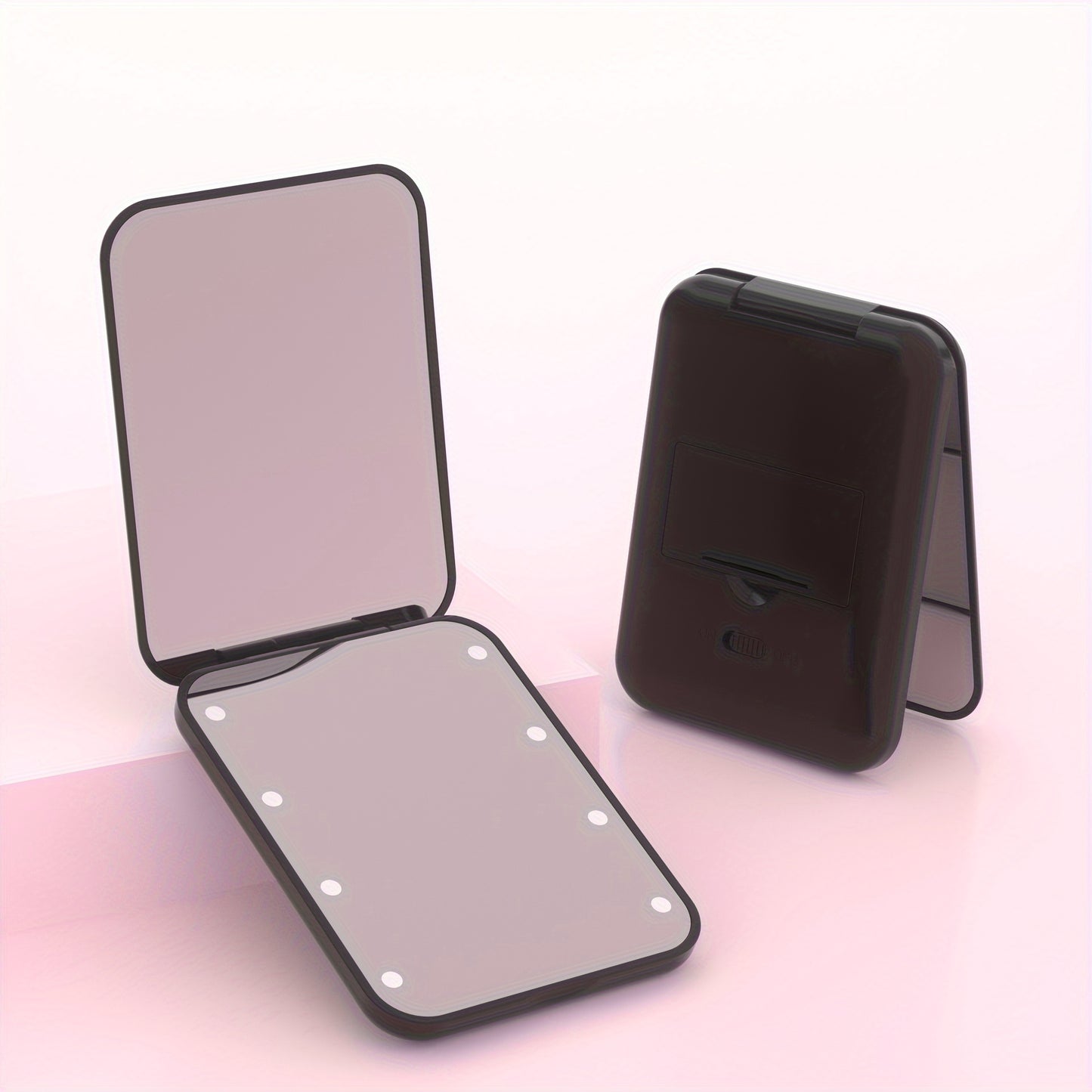 Miroir de Maquillage LED Compact de Voyage 1X/3X - Grossissant Double Face - Pliable Portable - Cadeau Femme